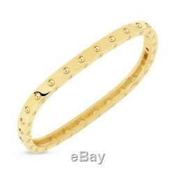 ROBERTO COIN 18k Yellow Gold Pois Moi Bangle Bracelet (888522AYBA0S)