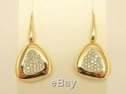 ROBERTO COIN Capri Plus 18K Gold. 95 ct tw Diamond Triangle Drop Earrings $4,125