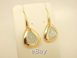 ROBERTO COIN Capri Plus 18K Gold. 95 ct tw Diamond Triangle Drop Earrings $4,125