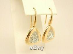 ROBERTO COIN Capri Plus 18K Gold. 95 ct tw Diamond Triangle Drop Earrings $4,125