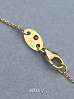 ROBERTO COIN Diamonds By The Inch 7-Station Necklace 18K Yellow Gold 18