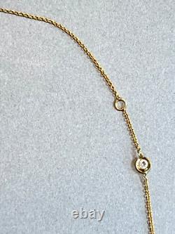 ROBERTO COIN Diamonds By The Inch 7-Station Necklace 18K Yellow Gold 18