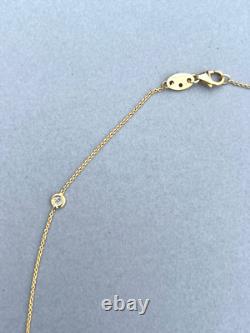 ROBERTO COIN Diamonds By The Inch 7-Station Necklace 18K Yellow Gold 18