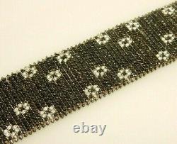 ROBERTO COIN FANTASIA 18K Wh Gold Black Sapphire/Diamond Bracelet 84 Gr. $24.000