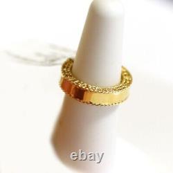 ROBERTO COIN NEW 18K Yellow Gold Band Ring 7