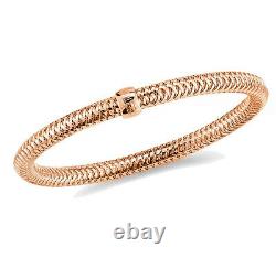 ROBERTO COIN Primavera Rose Gold Flex Bracelet Retail $1500