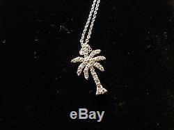 Roberto Coin Tiny Treasures White Gold Dia. Palm Tree 18kt, With Chain