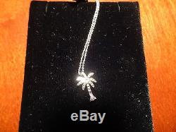 Roberto Coin Tiny Treasures White Gold Dia. Palm Tree 18kt, With Chain