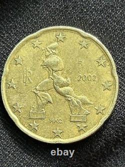 Rare 2002 Italy Euro Coin Perfect Condition