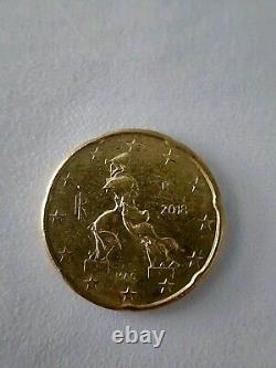 Rare 20 Cent Coin Italy MISPRINT