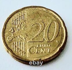 Rare 20 Cent Coin Italy MISPRINT