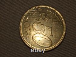 Rare Coin 50 euro cent 2002 Italy Excellent condition
