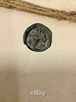 Rare Enrico Braga Antique Marble Cherub Plaque Plate Perfugium Regibus Coin Back