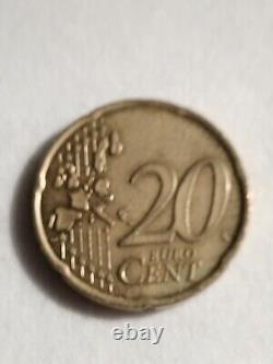 Rare Euro 20 Cent Coin Italy 2002 Statue of Umberto Boccioni