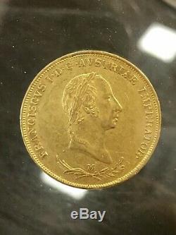 Rare Lombardy Italy Austria Venetia 1 Sovrano Gold Coin 1831