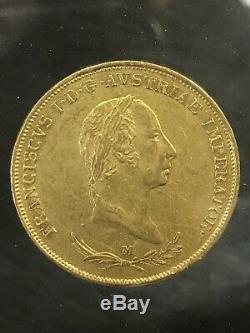 Rare Lombardy Italy Austria Venetia 1 Sovrano Gold Coin 1831