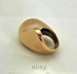 Rare Roberto Coin Free form 18k Yellow Gold Large Ring Size 6 ½