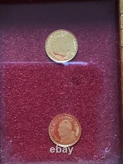 Rare vintage lot 8K solid gold coin with wonderful frame 3 pictures 6 gold coin