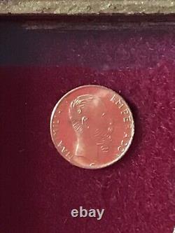 Rare vintage lot 8K solid gold coin with wonderful frame in total 5 pieces