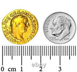 Restrike AV Aureus Vitellius Roman Empire 66-67 AD 24k Solid Gold
