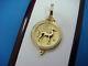 Retail $5400 Temple St Clair 18k Yellow Gold Horse Coin Pendant With Diamonds