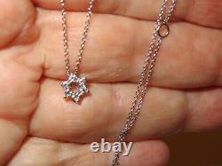 Robert Coin Tiny Treasures 18k gold and diamond Star of David necklace