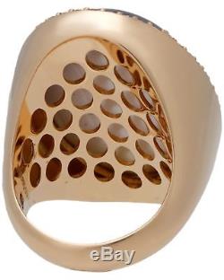 Roberto Coin 18K Rose Gold Amethyst MoP Diamond Ring Sz 7.5 MSRP $8,700