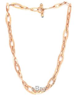 Roberto Coin 18K Rose Gold Necklace 295394AX18S0 MSRP $6,100