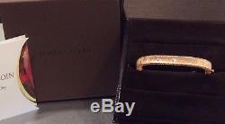 Roberto Coin 18K Rose Gold Princess Bracelet With Diamonds-NWT & Box