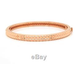 Roberto Coin 18K Rose Gold Pyramid Bangle