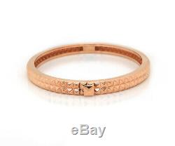 Roberto Coin 18K Rose Gold Pyramid Bangle