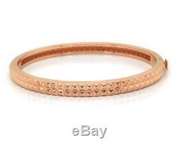 Roberto Coin 18K Rose Gold Pyramid Bangle