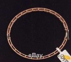 Roberto Coin 18K Rose Gold Symphony Barocco Bracelet-NWT & Box