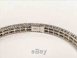 Roberto Coin 18K White Gold Symphony Princess Bracelet With Diamonds