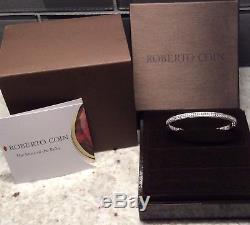 Roberto Coin 18K White Gold Symphony Princess Bracelet With Diamonds-NWT & Box