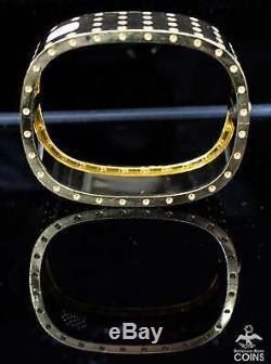 Roberto Coin 18K Yellow Gold & 0.40 CTW Diamond Pois Moi 4-Row Bangle Bracelet