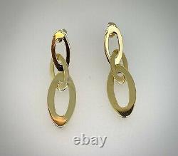 Roberto Coin 18K Yellow Gold Chic and Shine Looping Triple Drop Ruby Earrings