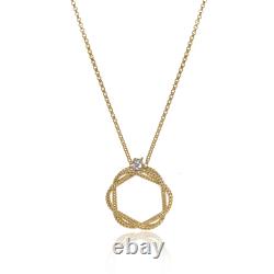 Roberto Coin 18K Yellow Gold Diamond 0.04ct Necklace BLACK FRIDAY SALE