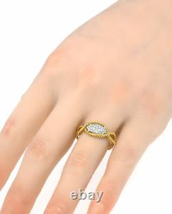 Roberto Coin 18K Yellow Gold Diamond 0.24ct Ring Sz6.5 BLACK FRIDAY SALE