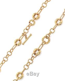 Roberto Coin 18K Yellow Gold Necklace 915164AY3200 MSRP $6,720