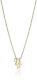 Roberto Coin 18K Yellow Gold Small Script y Initial Pendant Necklace Jewelry