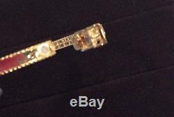 Roberto Coin 18K Yellow Gold Symphony Princess Bracelet With Diamonds-NWT & Box