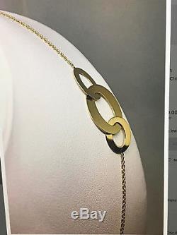 Roberto Coin 18K yellow gold round link 36in necklace