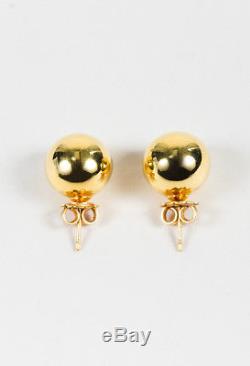 Roberto Coin 18 Karat Yellow Gold Sphere Stud Earrings