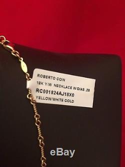 Roberto Coin 18 Kt Diamond Necklace Rc 001824aj18x0