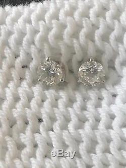 Roberto Coin 18k Cento Diamond Earrings 2.43ct LOVELY