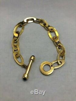 Roberto Coin 18k Chic And Shine Ruby Sapphire Toggle Link Bracelet