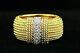 Roberto Coin 18k Diamonds & Solid Gold braided RARE 7 Appassionata RING heavy