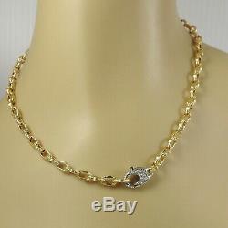 Roberto Coin 18k Gold 17.19tcw Mini Appassionata Chain Diamond Necklace