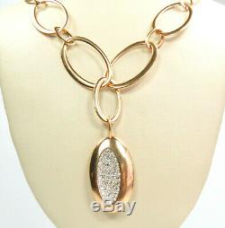 Roberto Coin, 18k Gold, 1.5 Carats Of Diamonds Chain Necklace